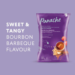 An image of Panache's product Text reading " Sweet & Tangy Bourbon Flavorur".