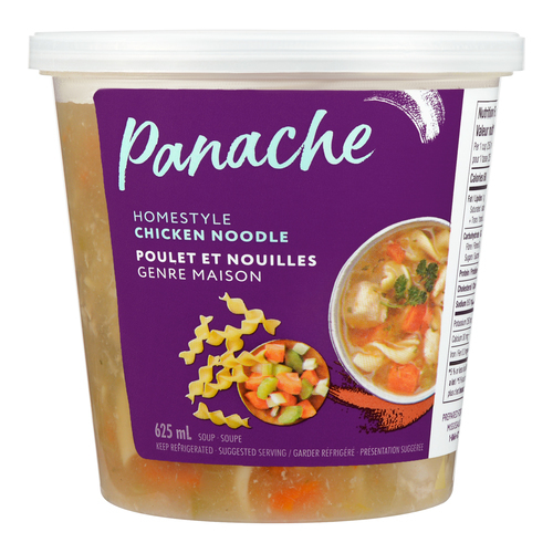 Homestyle Chicken Noodle Soup 625 ml Panache.ca