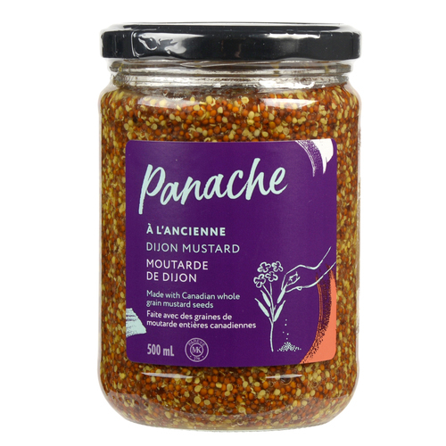 Mustard Whole Grain Old Style 500 ml Panache.ca